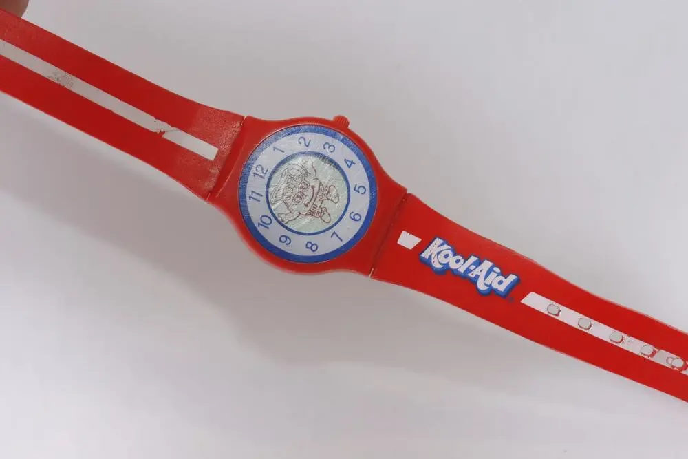1990s Kool-Aid Digital Wristwatch Promotional Red Accessory ~ 260806-WH 528